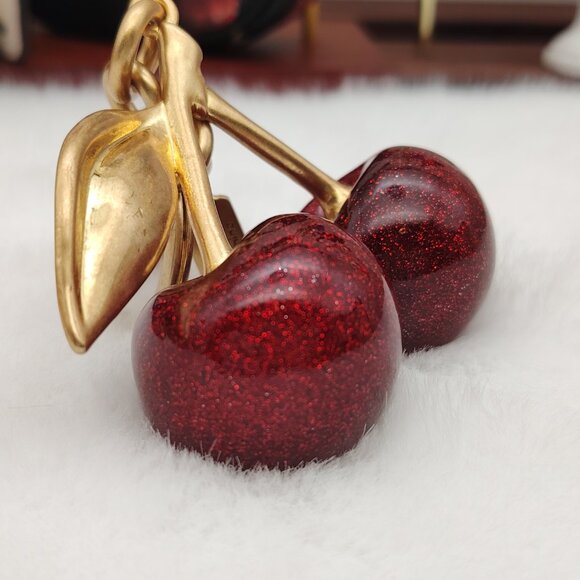 COACH Cherry Bag Charm Keychain - Picture 5 of 9